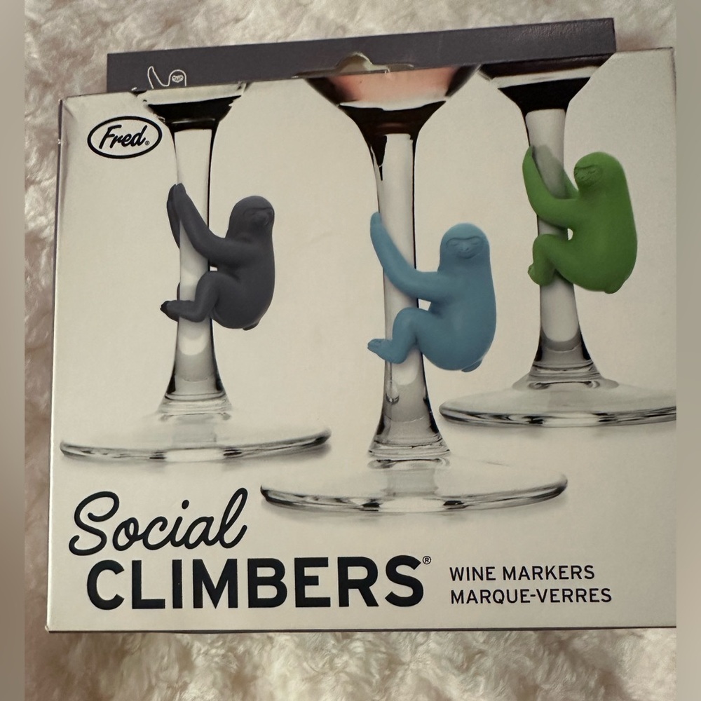 Sloth Wine Markers